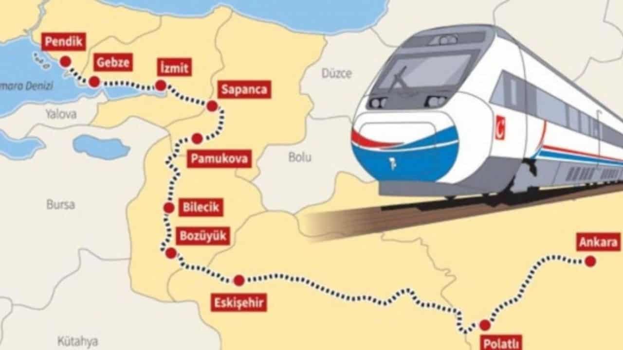 İstanbul-Ankara Arasındaki Süper Hızlı Trenle Seyahat Süresi 80 Dakikaya İnecek: 2034’te Tamamlanacak Proje Duyuruldu