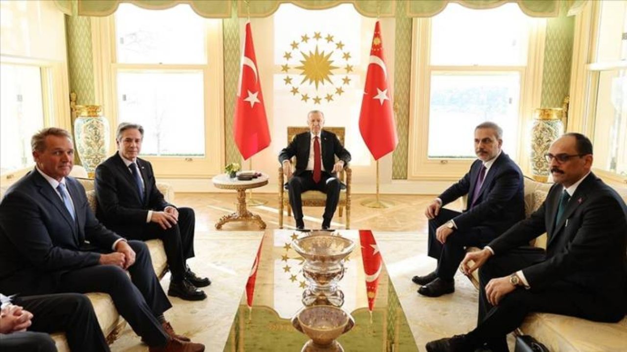 Cumhurbaşkanı Erdoğan, ABD Dışişleri Bakanı Blinken’la Önemli Görüşme Gerçekleştirdi