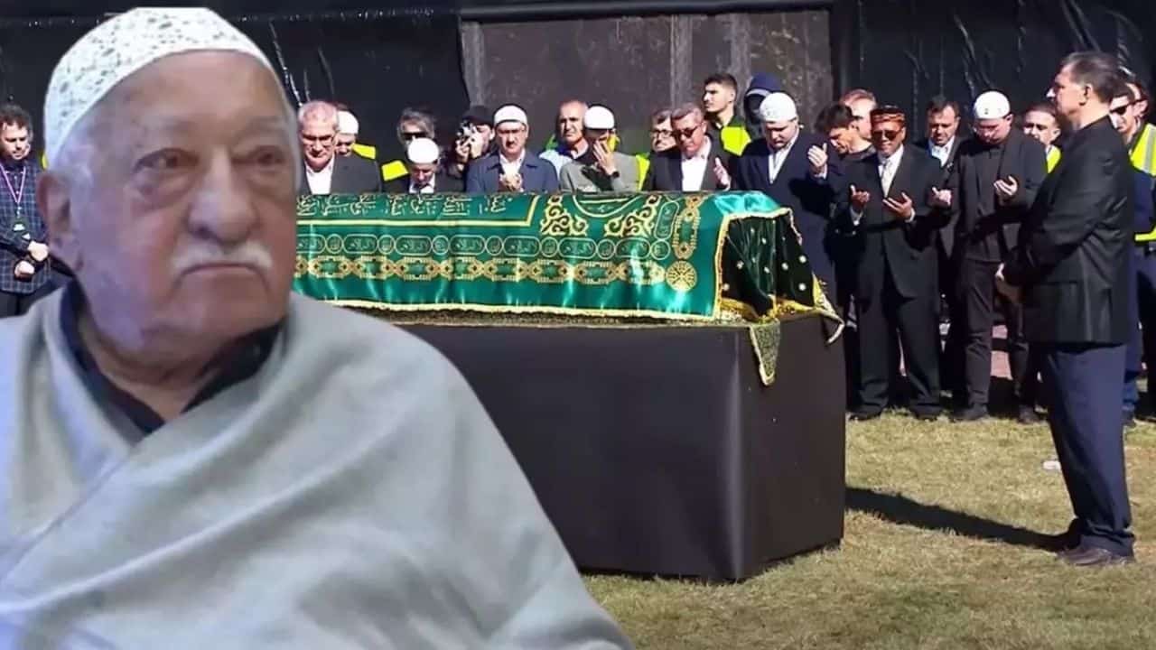 FETÖ Elebaşı Gülen’in Cenazesinde Sıradışı Görüntüler: Tekbir Yasak, İncil Okundu