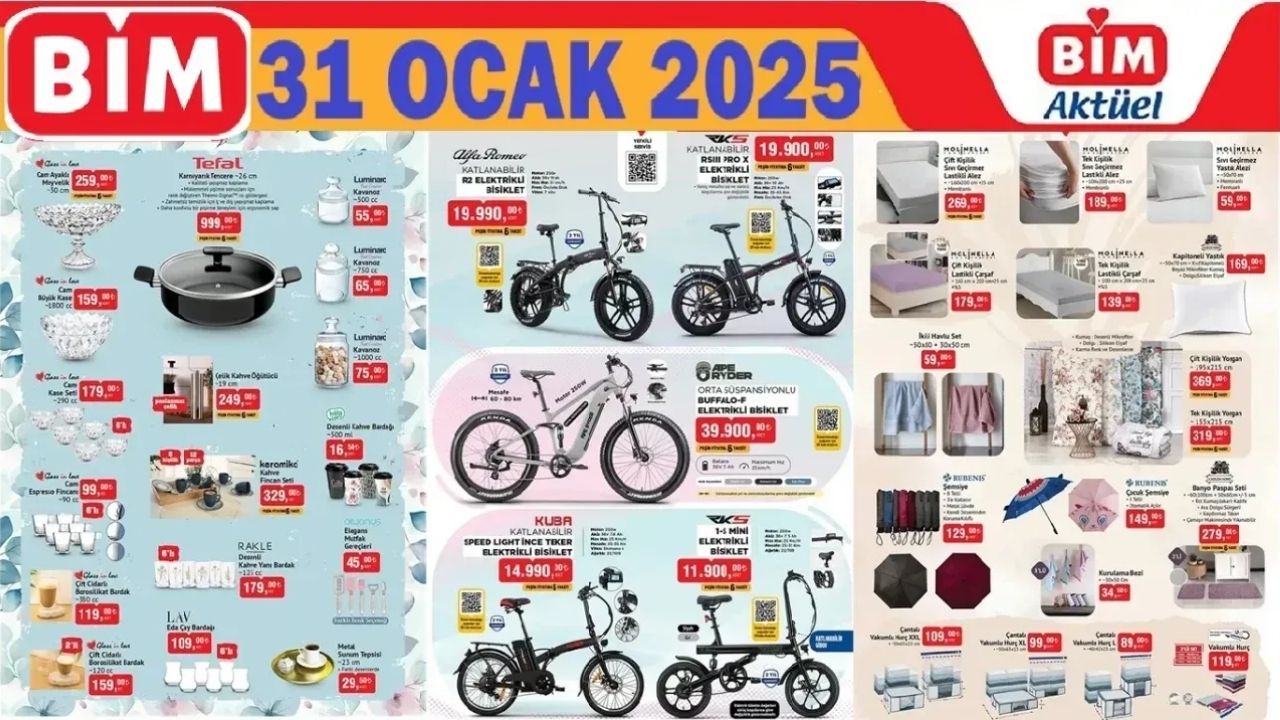 bİm market’te 31 ocak’ta uygun fiyatlarla hediyelik eşya alışverişi başladı!