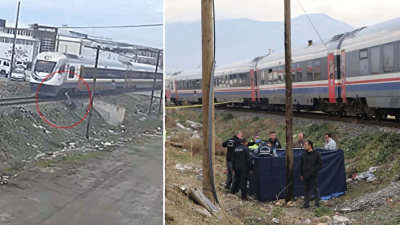 Denizli’de Tren Kazasında Bir Kişi Hayatını Kaybetti