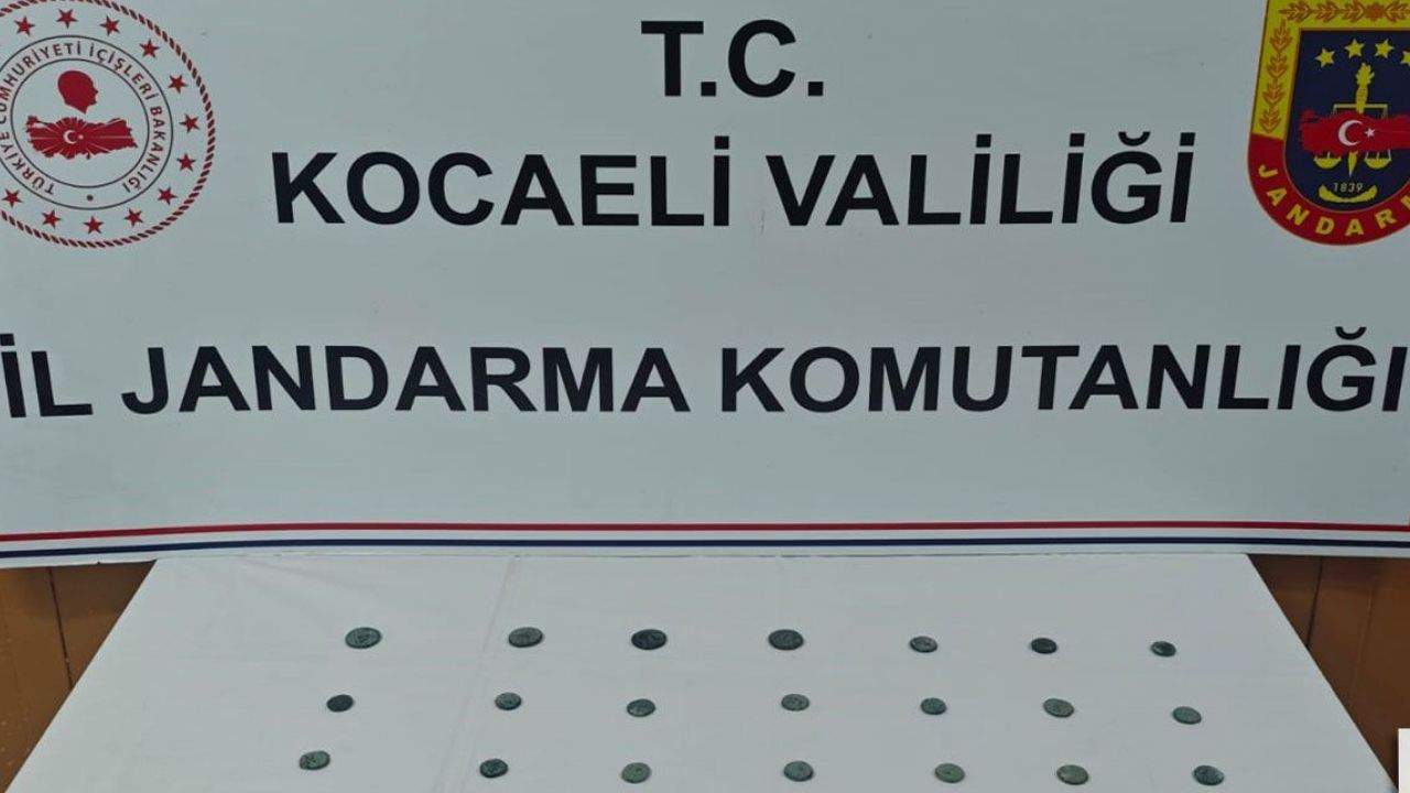 Kocaeli’de Tarihi Eser Operasyonu: 36 Sikke Ele Geçirildi