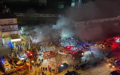 Konya’da Çöken Binanın Enkazından 3 Kişi Sağ Kurtarıldı, 2 Kişinin Cansız Bedeni Çıkarıldı