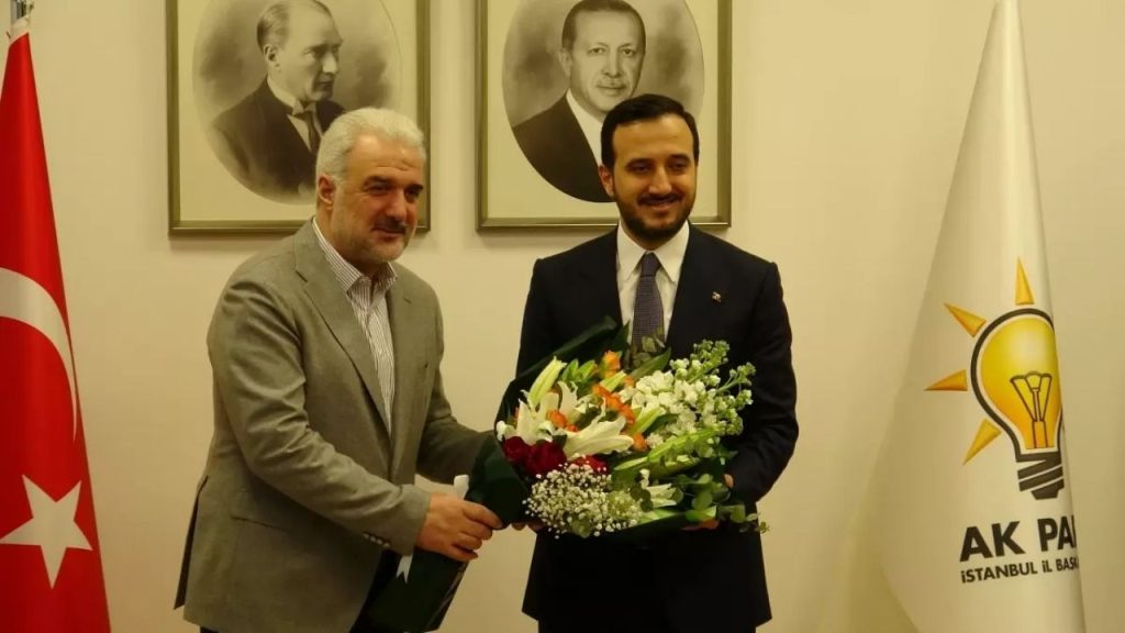 ak parti İstanbul İl başkanlığı'nda yeni dönem abdullah Özdemir görevi devraldı