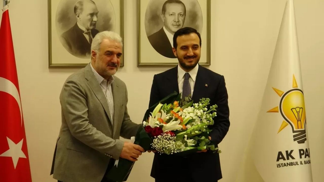 ak parti İstanbul İl başkanlığı'nda yeni dönem abdullah Özdemir görevi devraldı
