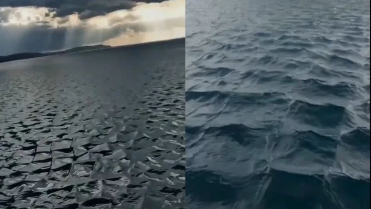 Ege Denizi'nde farklı ve tehditkar dalgalar görülüyor!