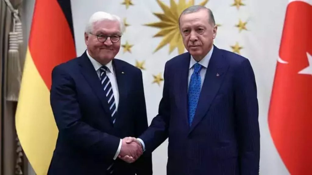 erdoğan ve steinmeier görüşmesi gerçekleşti