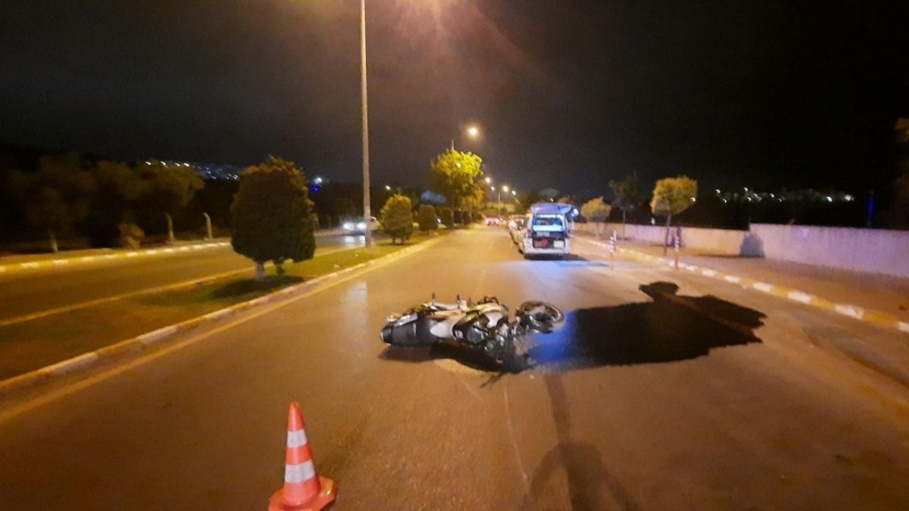 kuşadası'nda motosiklet kazası bir Ölü