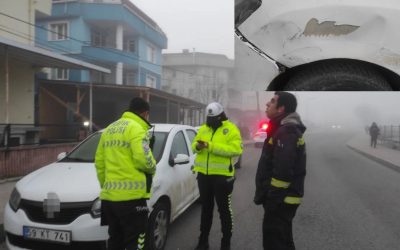 Tekirdağ’da Otobüs Park Halindeki Araca Çarptı, Kaçtı: O Anlar Kamerada