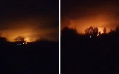 İsrail’in Şam’ın Güneyine Hava Saldırısı: Yangınlar Başladı!