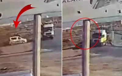 Konya’da polis memurunun şehit olduğu kaza kamerada