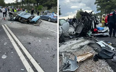 Balıkesir’de Zincirleme Kaza: 2 Ölü, 10 Yaralı