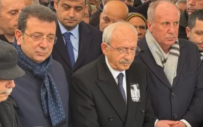 İmamoğlu, İnce ve Kılıçdaroğlu cenazede bir araya geldi!
