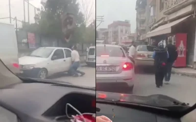 İzmir’de Herkül: Araçları tek başına savurup attı!