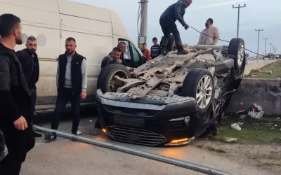 CHP’li belediye başkanı makam aracıyla kaza yaptı, ağır yaralandı