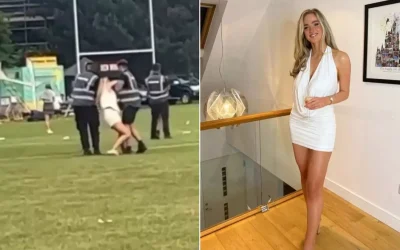 Güzellik kraliçesi, sahaya girdiğinde ırkçı saldırıya uğradı.