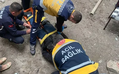 Çatıdan düşen kişi çanak anten tamiri yaparken hayatını kaybetti
