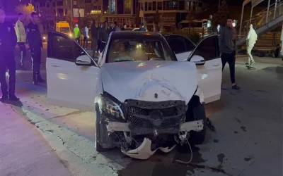Ehliyetsiz sürücü kaza yaparak polisten kaçtı, ceza 37 bin lira!