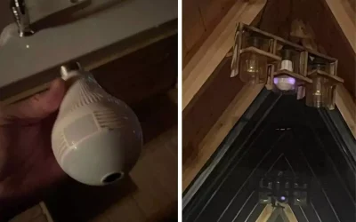 Gizli kamera skandalı: Bungalov ev mühürlendi, iki kişi gözaltında!