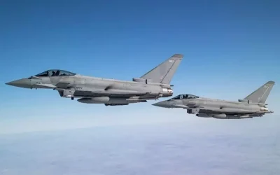 İngiliz savaş uçakları Rus jetlerine karıştı