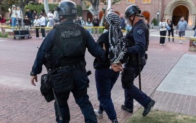 ABD’de Filistin’e destek verenler gözaltında