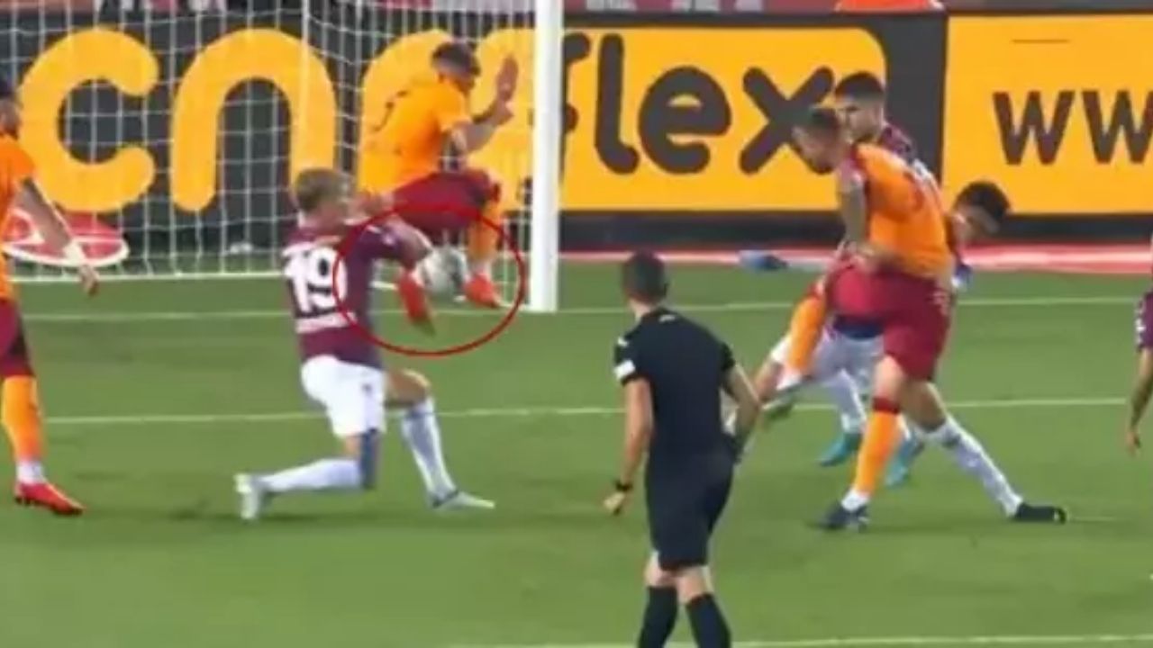 Trabzonspor'un Galatasaray'a karşı penaltı itirazı tartışma yarattı