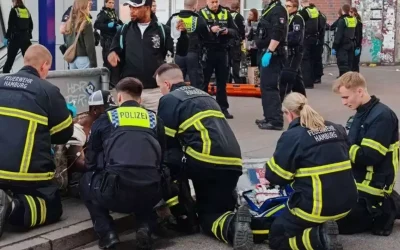 Almanya’da tren istasyonunda bıçaklı saldırı: 6 ağır yaralı, 12 yaralı