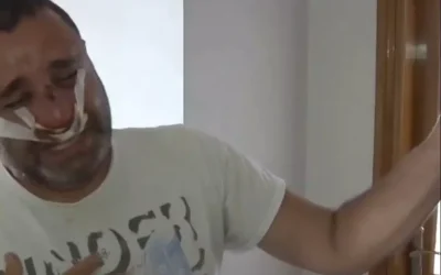Çocukların gözü önünde darp edilen baba acı içinde!
