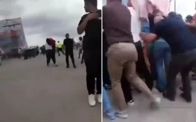 Demir kule TEKNOFEST’te devrildi: 3 kişi yaralandı
