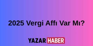 2025’te Vergi Affı Umudu Var Mı? Küçük Esnaf ve KOBİ’ler Nefes Almak İstiyor!