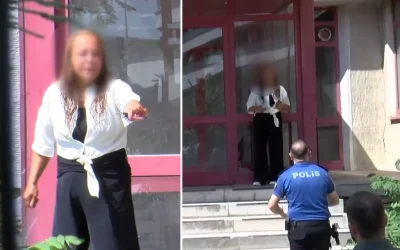 İş yeri önünde kendini yakmaya çalışan eski çalışan