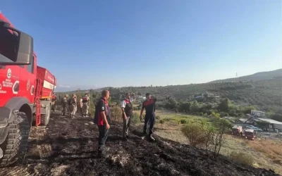 Hatay’da kısa süreli korku: Yangın kontrol altında