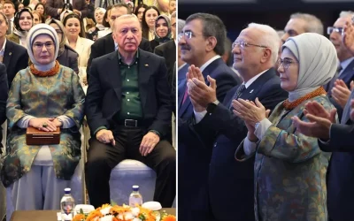 Emine Erdoğan, Kızılcahamam Kampı’nda şıklığıyla göz kamaştırdı.
