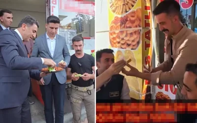 Vali Aygöl, çiğ köfteyi tatlıya dönüştürdü