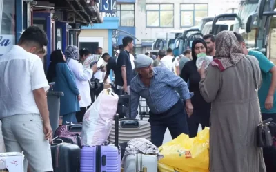 Otogarlarda Okul Dönüşü Yoğunluğu Artıyor
