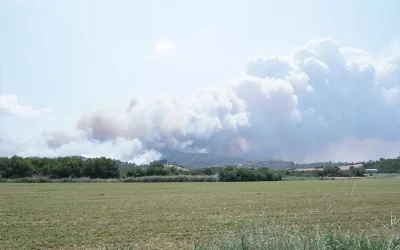 Çanakkale’deki Orman Yangınına Müdahale Sürüyor