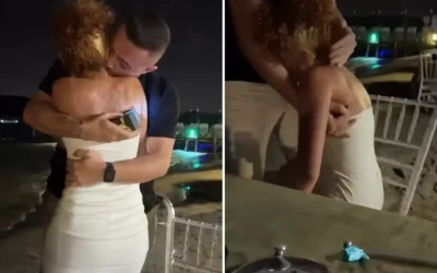 Genç kadın, teklif sonrası yere yığıldı.