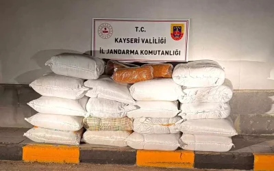 Kayseri’de Jandarma, Kaçak Tütün ve Suç Operasyonu