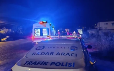 Mersin’de Motosiklet Kazası: 2 Kişi Yaralandı