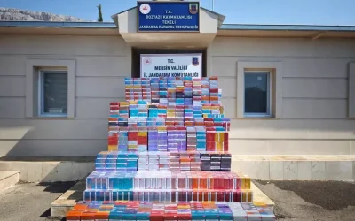 Mersin’de 7,5 Milyon TL Değerinde Kaçak Elektronik Sigara Tütünü Yakalandı