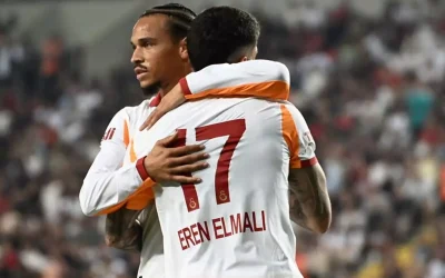 Galatasaray, Gaziantep’te 3-0’lık galibiyetle zirveye yükseldi.
