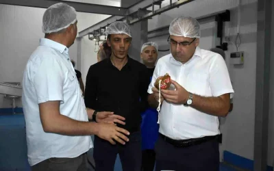Bayburt’ta Turşu ve Et Fabrikalarına Denetim Geldi