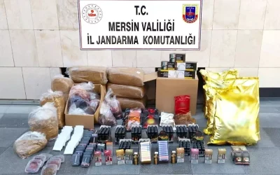 Mersin’de Sigara Kaçakçılığı Operasyonunda 1 Tutuklama