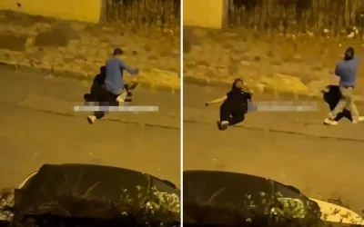 Sokak ortasında bir kişiyi defalarca bıçakladı.