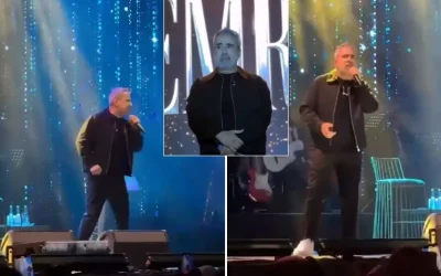 Emrah’ın sahnede duygusal anları: 300 dairesi olan şarkıcı gözyaşlarına boğuldu