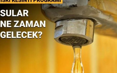Ankara’da 21-22 Ekim’deki ASKİ su kesintisi ne zaman sona erecek?