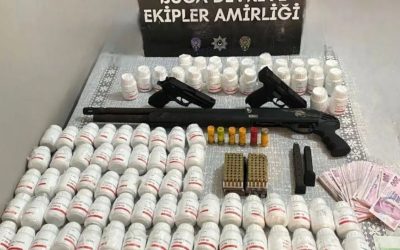 İzmir’de Uyuşturucu Operasyonu: 5.264 Hap Yakalandı