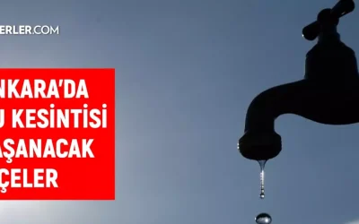 Ankara’da 21-22 Ekim’deki ASKİ su kesintisi ne zaman sona erecek?