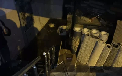 Yağmur Beyoğlu’nda Halı Dükkanını Su Bastı