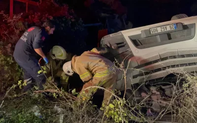 Bursa’da TIR Kazası: Şoför Öldü, Bir Kişi Yaralı